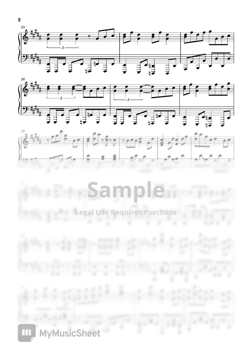 Yoasobi Idol Oshi No Ko Op Sheets By Daranpiano