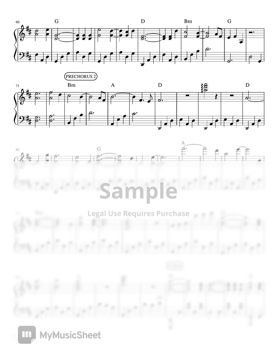 Ben Ben Baka Sakali Piano Sheet Music Sheets By Mel S Music Corner