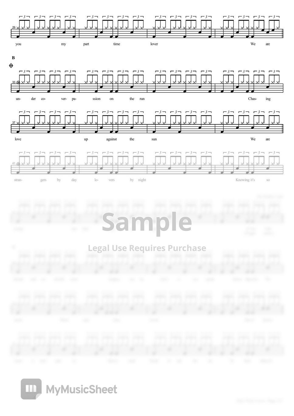 Stevie Wonder Time Lover Sheets By COPYDRUM