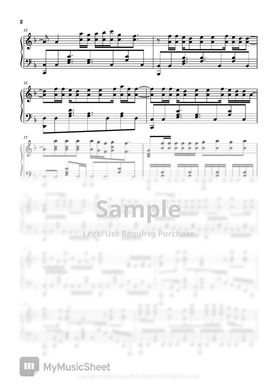 One Ok Rock Cry Out Sheets By Leisure Piano Sheets Yt