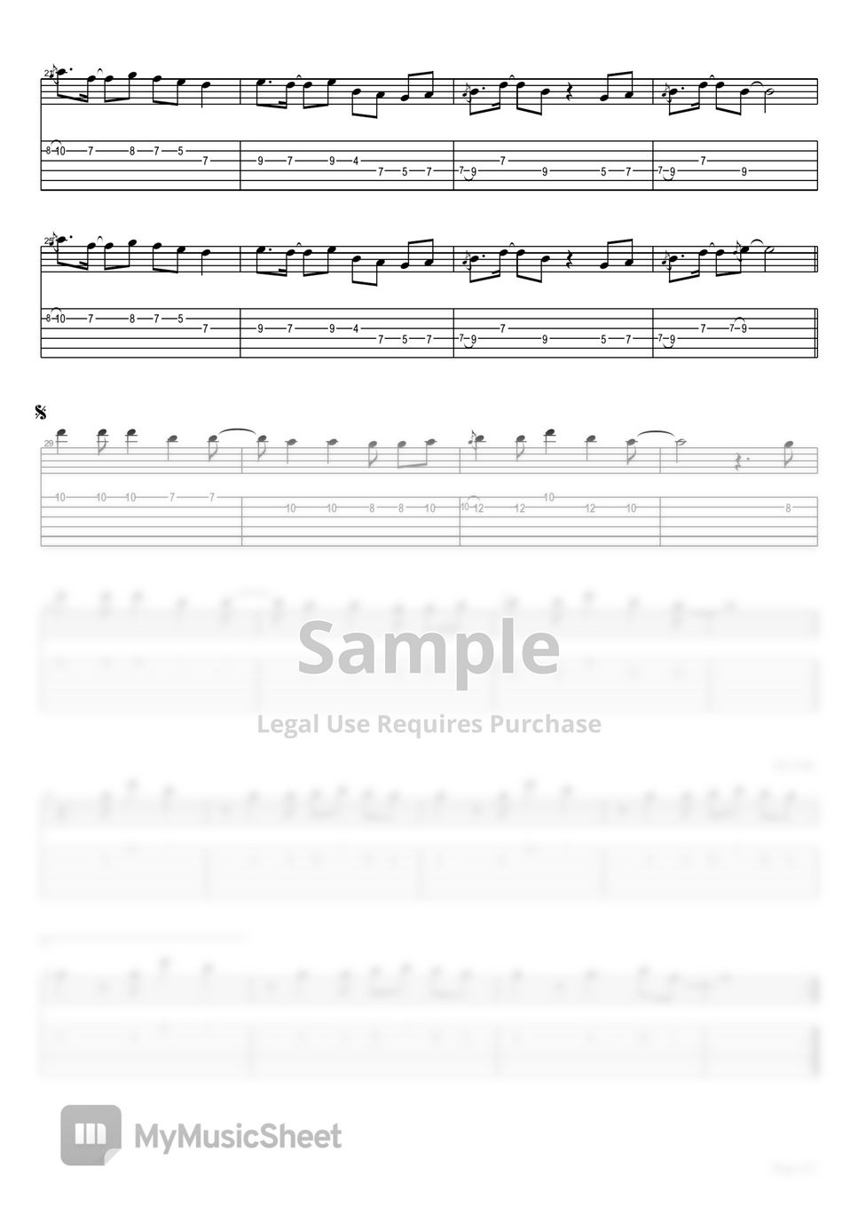 Bts Moon Guitar Sheets By Ffguitar