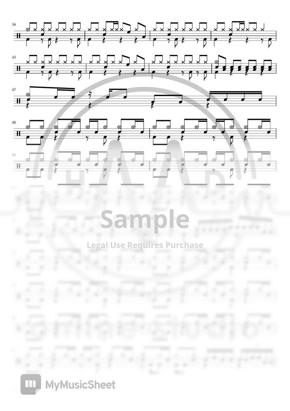 One Ok Rock Wherever You Are Drum Sheets By Hmd Online Studio