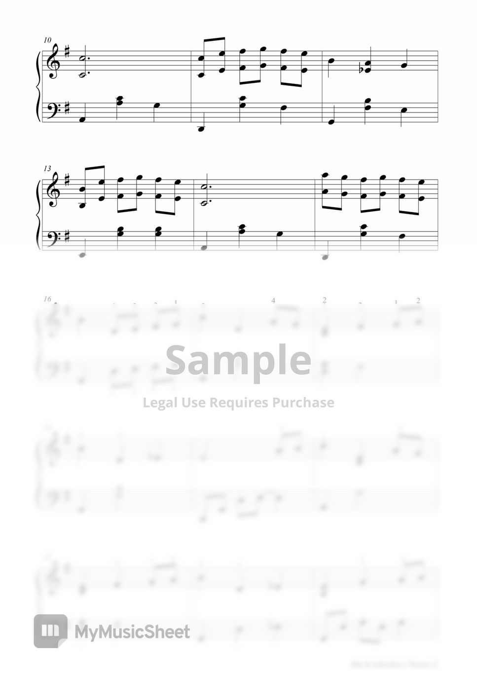 La La Land OST Mia Sebastian S Theme Easy Ver Sheets By