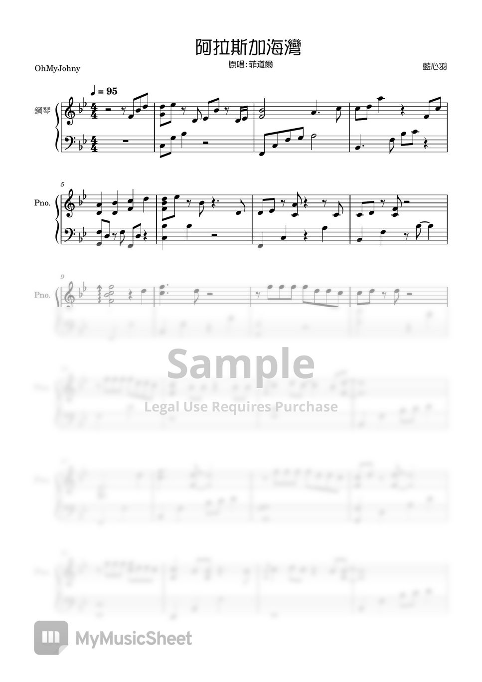 Priscilla Abby Piano Sheets By Ohmyjohny