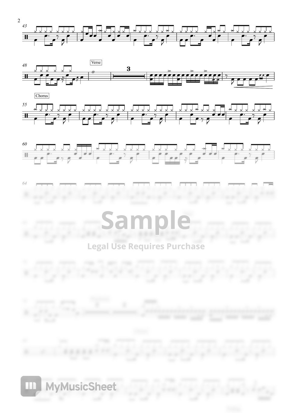 Younha Event Horizont Sheets By Drum Transcription Leo Alvarado