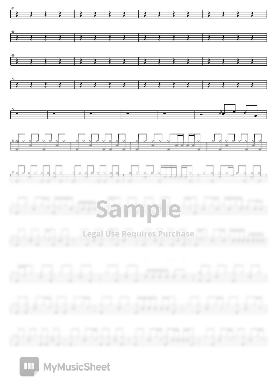 Led Zeppelin Stairway To Heaven Sheet By Copydrum