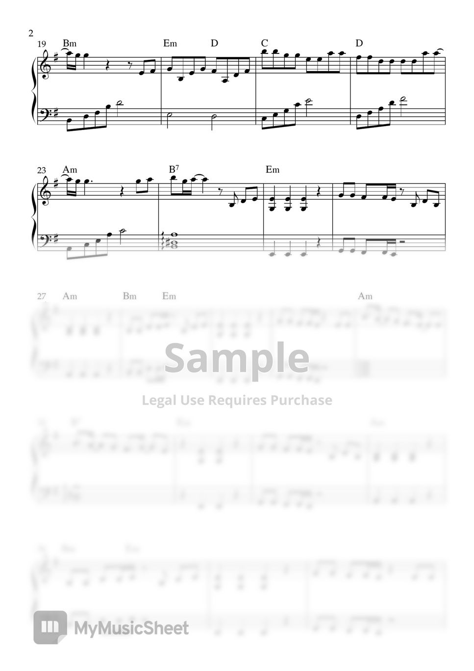 Dua Lipa Break My Heart Easy Level Chords 악보 by Sandra Stefanova