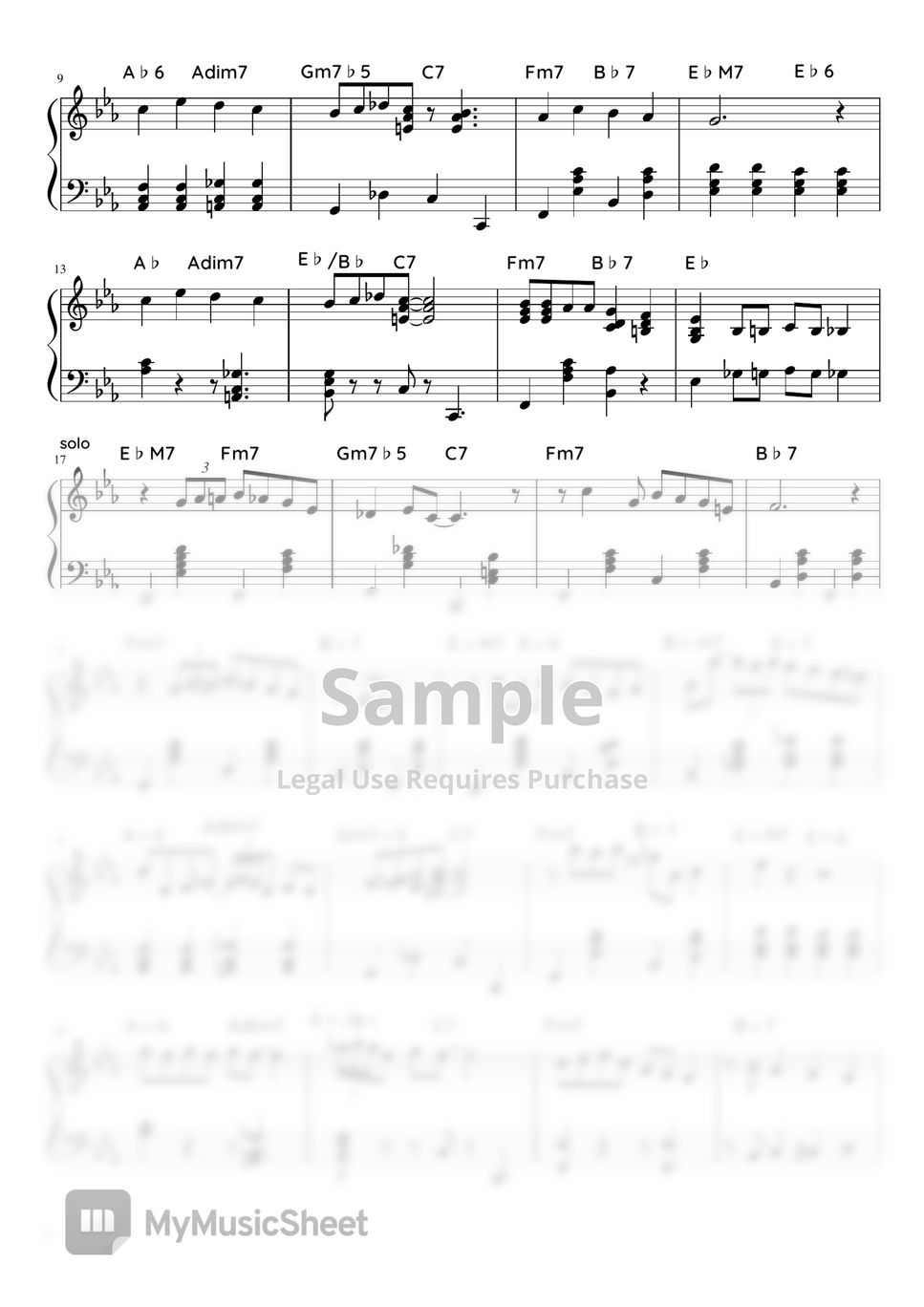 Christmas Carol Here Comes Santa Claus Jazz Ver Sheets By