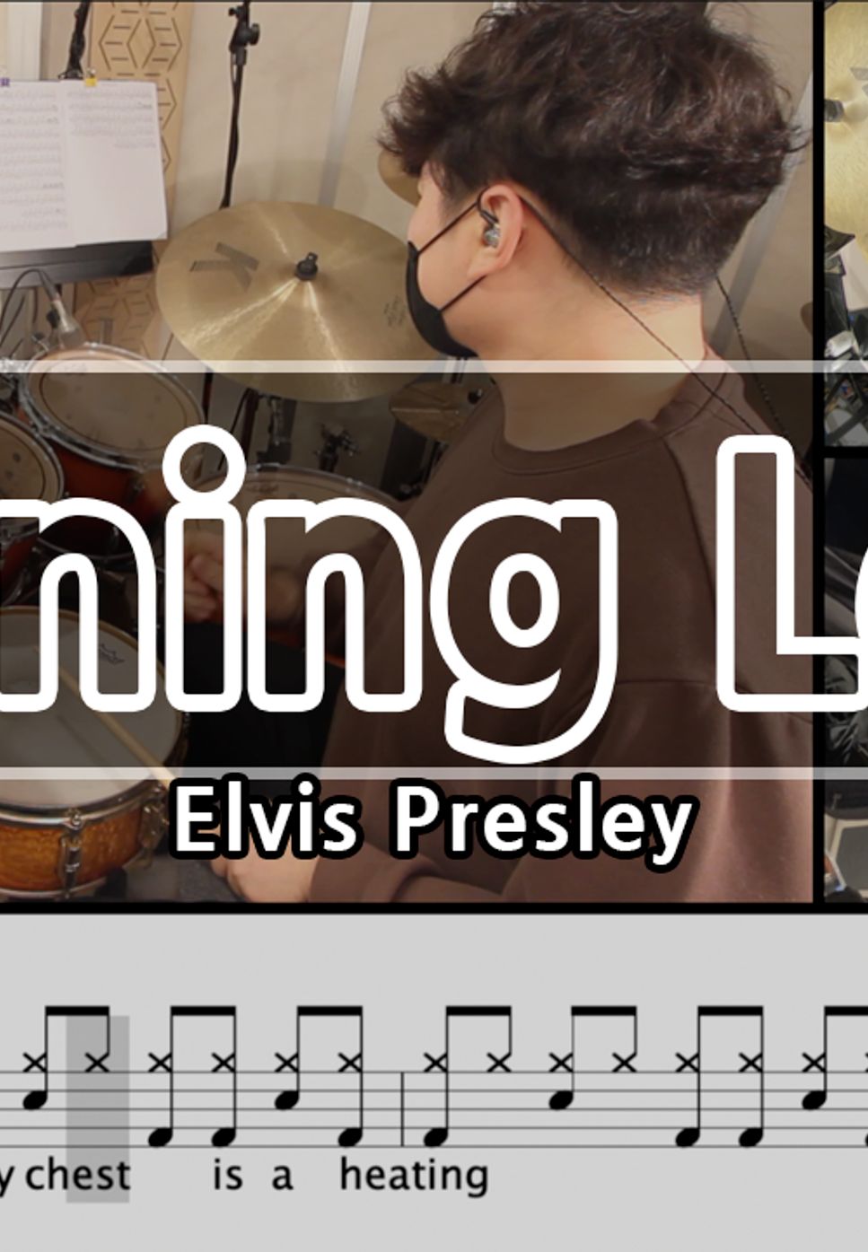 Elvis Presley Burning Love Notenblatt By Gwon S DrumLesson