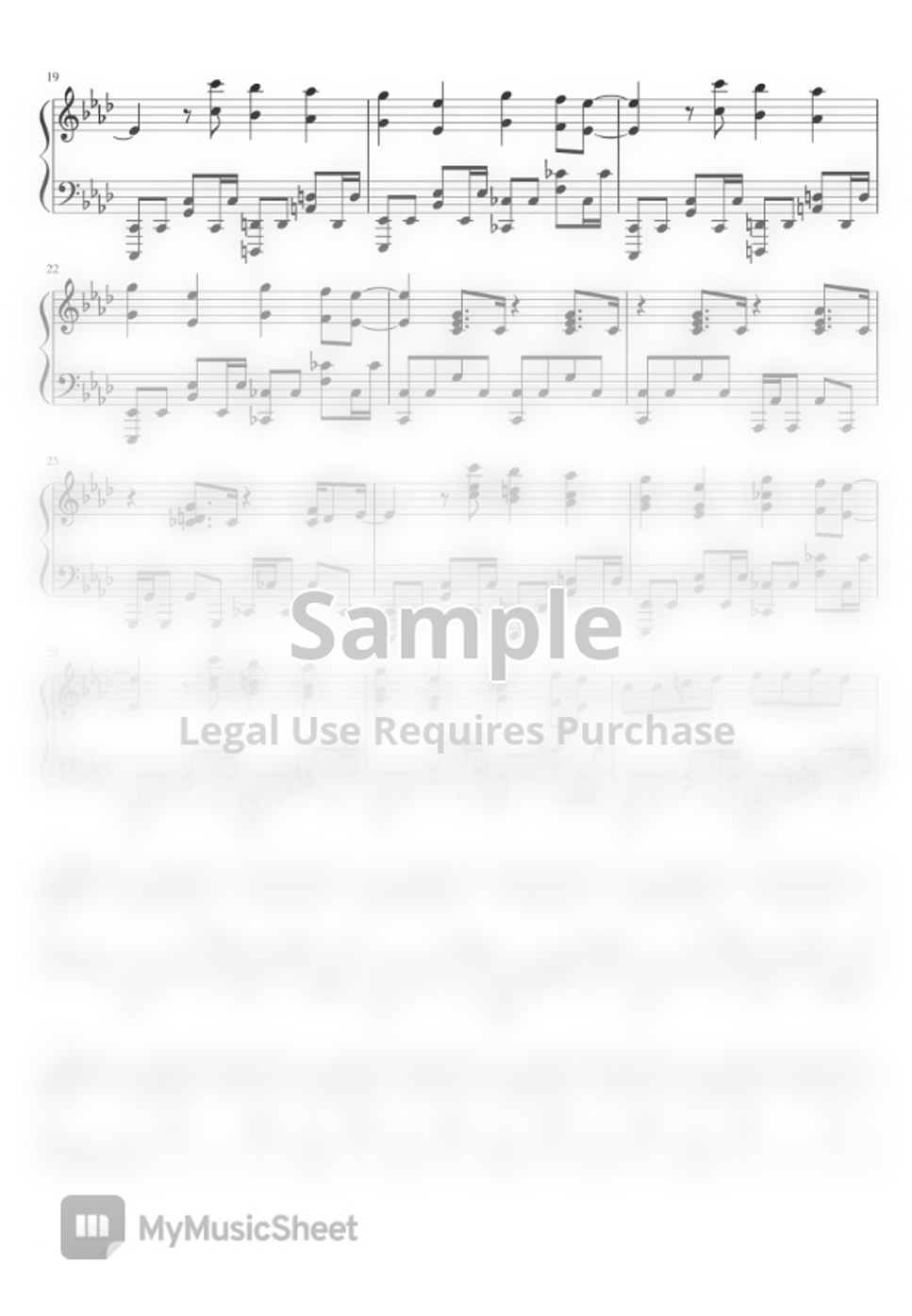 Blonde Redhead For The Damaged Coda Rick And Morty Ost Notenblatt