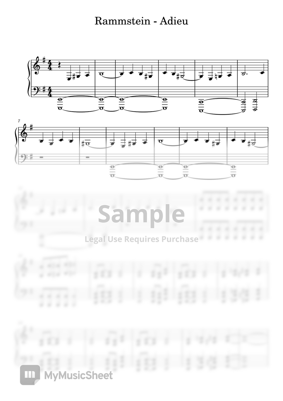 Rammstein Adieu