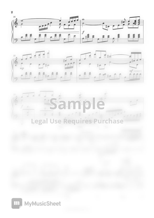 Omori Final Duet by An Unexpected Piano Sheet Music