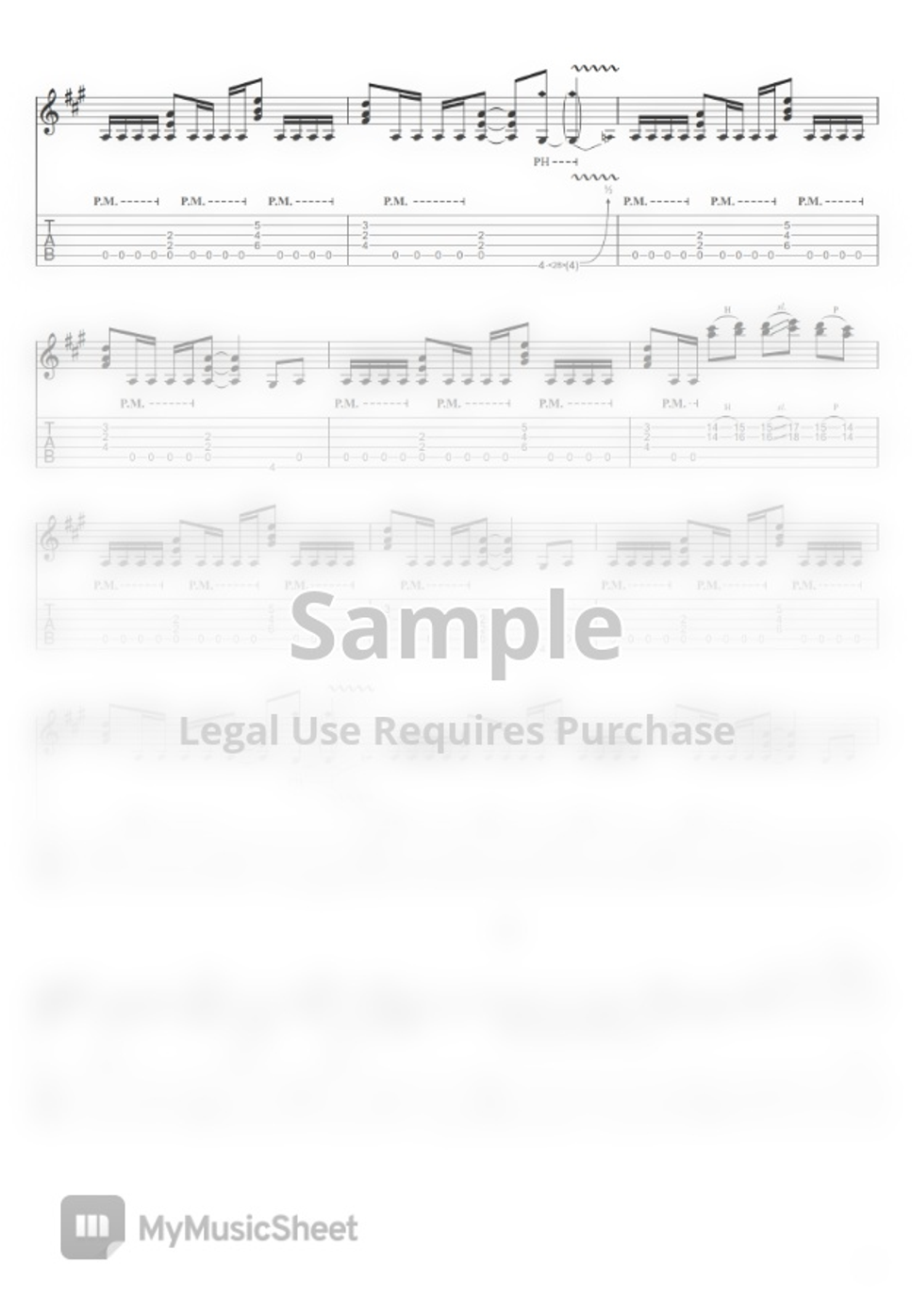 Ozzy Osbourne Crazy Train Tab + 1staff by Jo Hwan