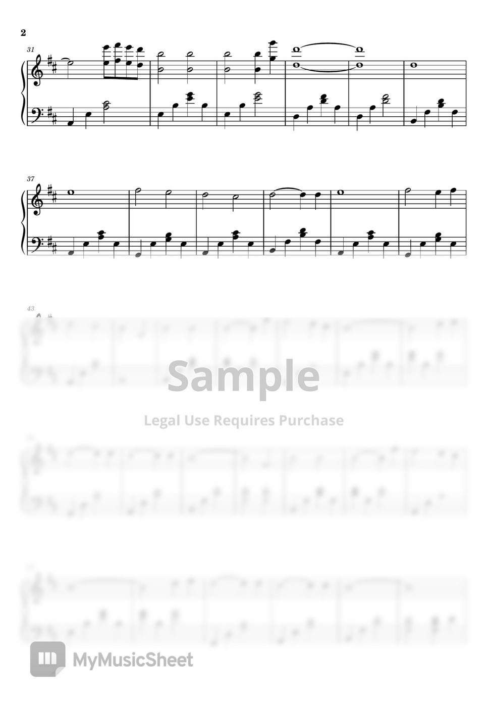 Taylor Swift Carolina Sheet by Piano Go Life
