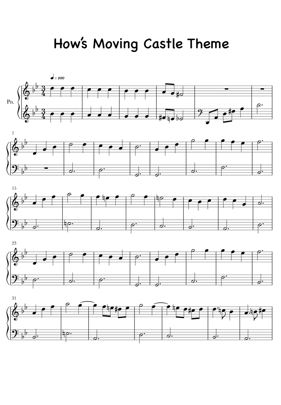 Joe Hisaishi - Merry Go Round of Life (Howl's Moving Castle OST) (Easy ...