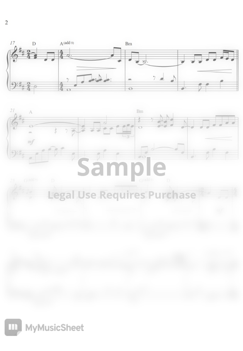 Disturbed Sounds Of Silence Piano Sheet Music