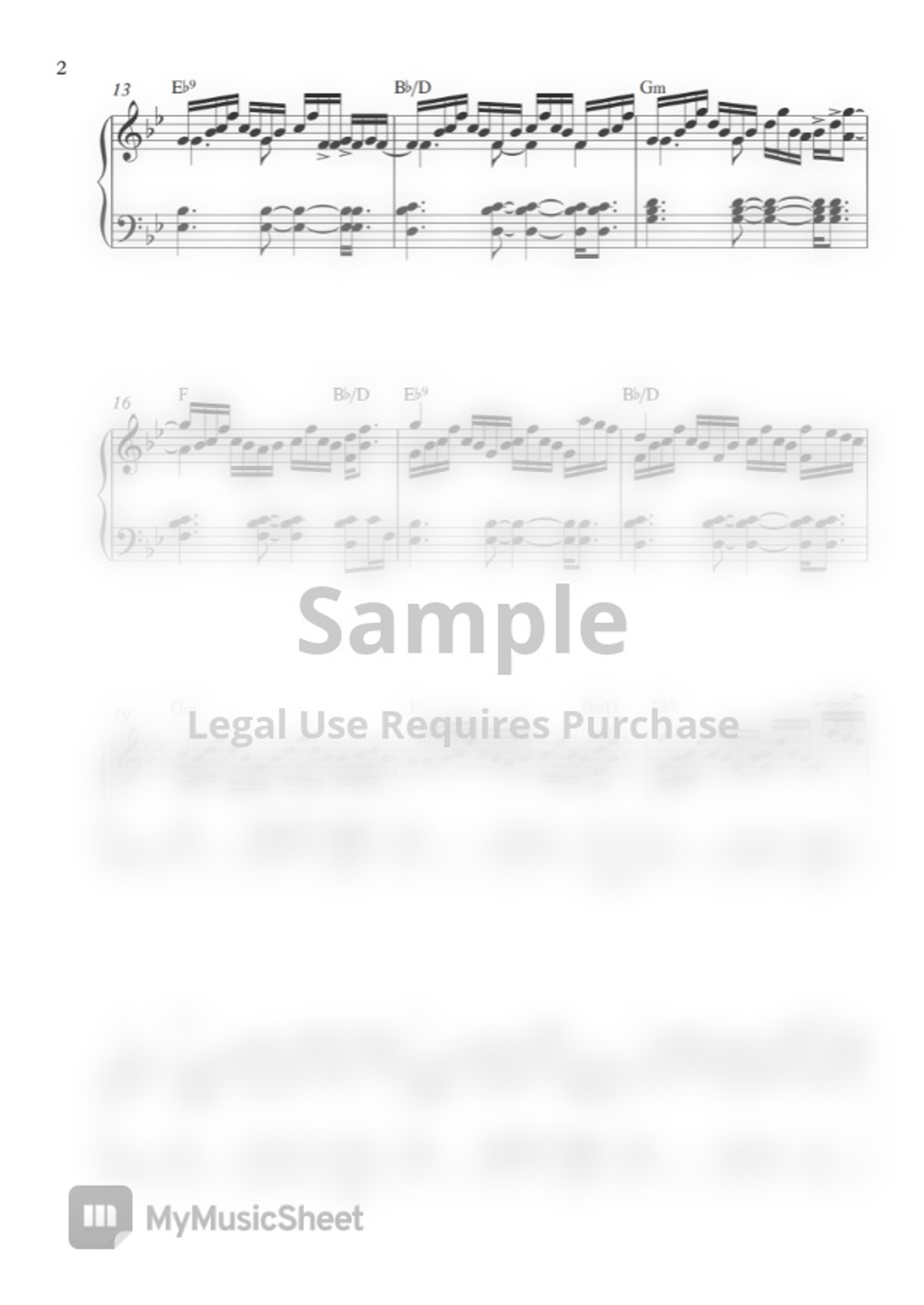 Coldplay O ( Fly On ) (Piano Solo) by Pineapplechord Lembar Musik