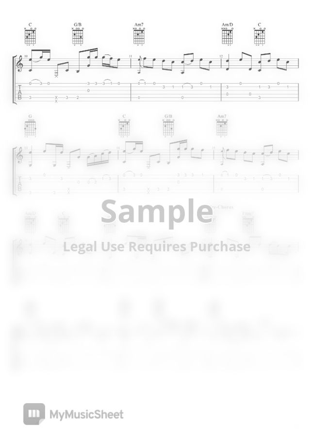 Justin Bieber - Love Yourself (Easy Version) | Fingerstyle Guitar Sheet ...