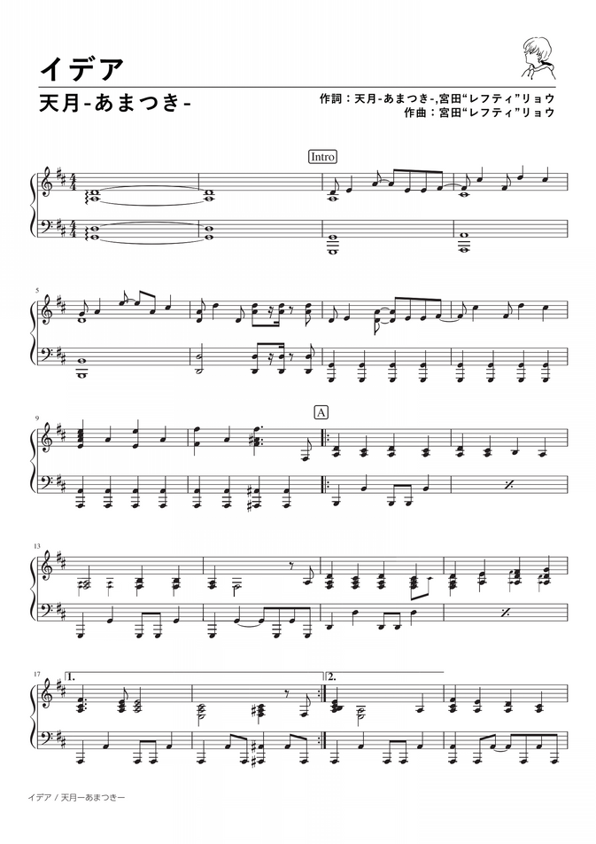 Amatsuki - Idea (PianoSolo) by Fukane