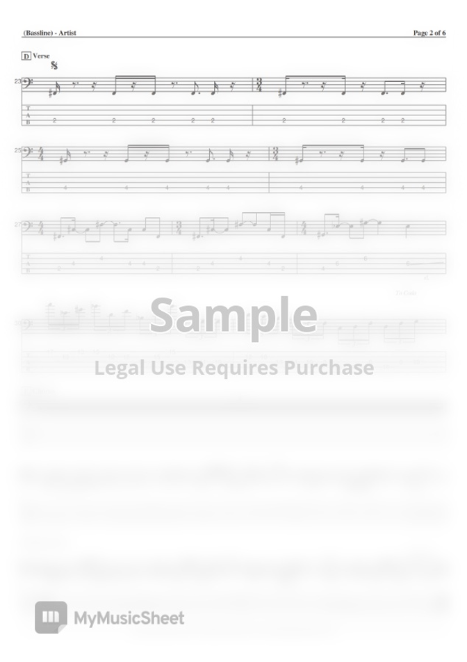 有形ランペイジ 世界五分前仮説 ベース Tab譜 5弦 By T S Bass Score Tab 1staff Sheet