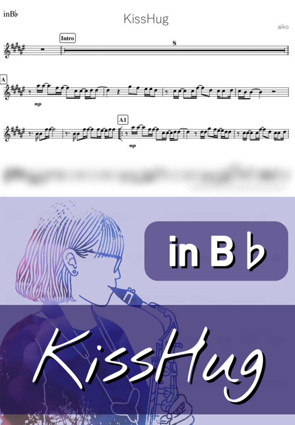 Aiko Kisshug B By Kanamusic Sheet
