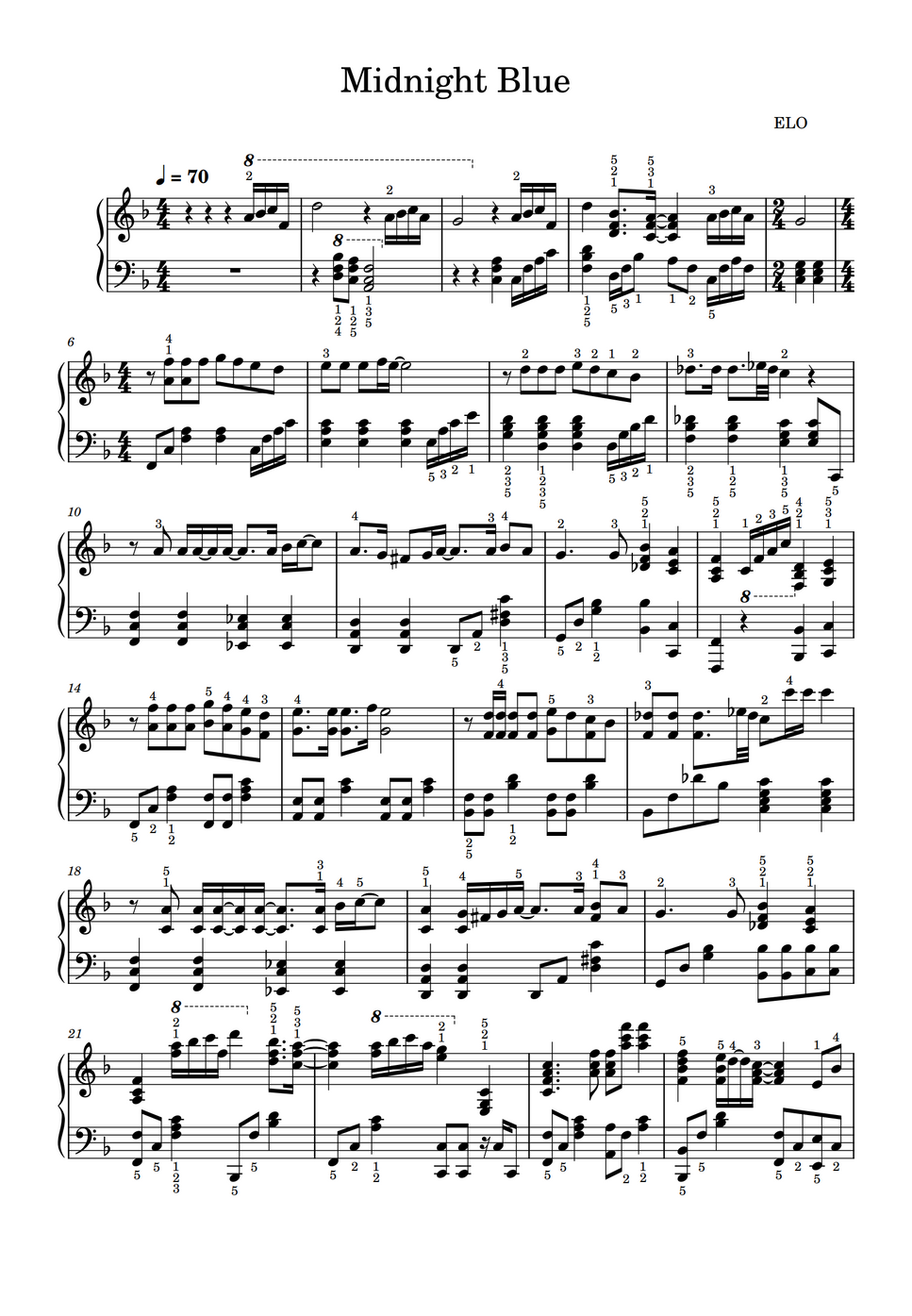 Elo midnight blue sheet by sangheart play