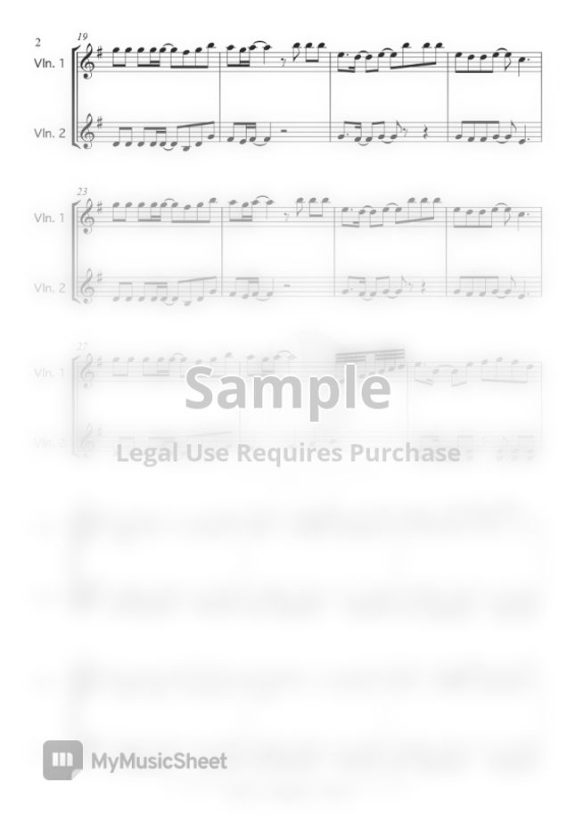 QUEENDOM Chitty Chitty Bang Bang (パリピ孔明 OP) by Kathie Violin Sheet Music