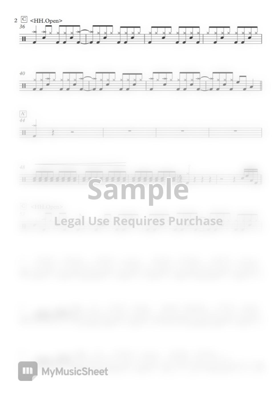 설 surl 드라이 플라워 dry flower by 드럼치는정민 악보