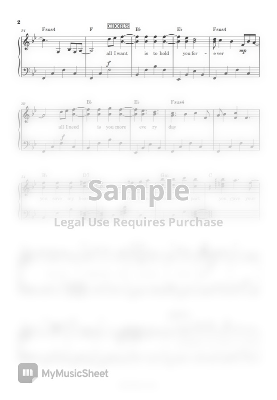 Jim Brickman The Gift (piano sheet music) by Mel's Music Corner Sheet