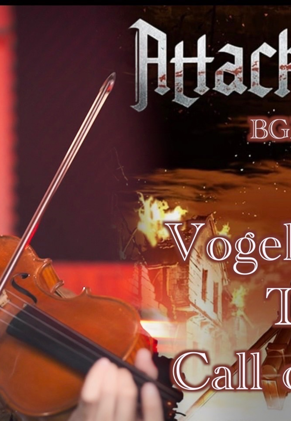 Sawano Hiroyuki - Attack on Titan OST 『Vogel im Käfig / T-KT / Call of Silence』 Emotional Violin Medley by BoyViolin