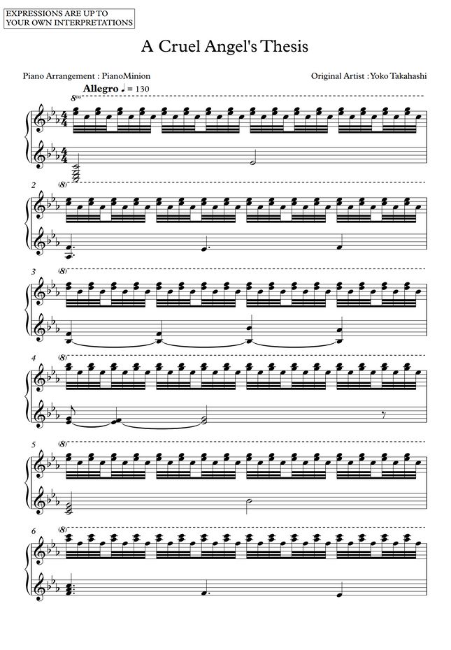 Evangelion cruel angel s thesis. Евангелион cruel Angel's thesis. Евангелион опенинг Ноты для пианино. Evangelion Ноты для фортепиано. Евангелион на фортепиано.