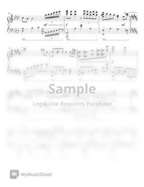 Clementine Ainhoa Etoile Et Toi White Edition Kizumonogatari 3 By Aoryn Myreminiscence Sheet Music