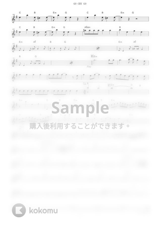 OxT - GO CRY GO (『オーバーロードII』 / in Bb) by muta-sax