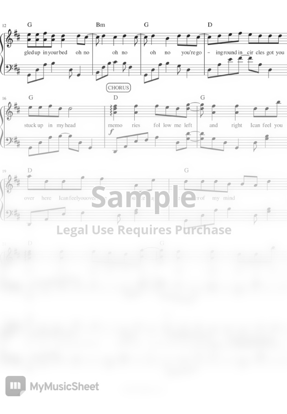 Charlie puth left and right piano sheet music by mel s music corner 