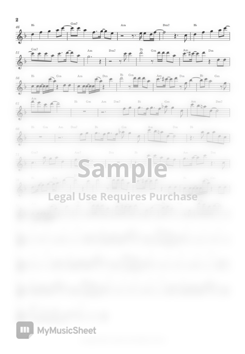 IU Lilac Flute Sheet Music By Sonye Flute Sheet