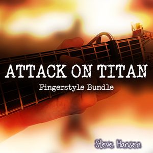 Attack on Titan Fingerstyle Guitar Bundle