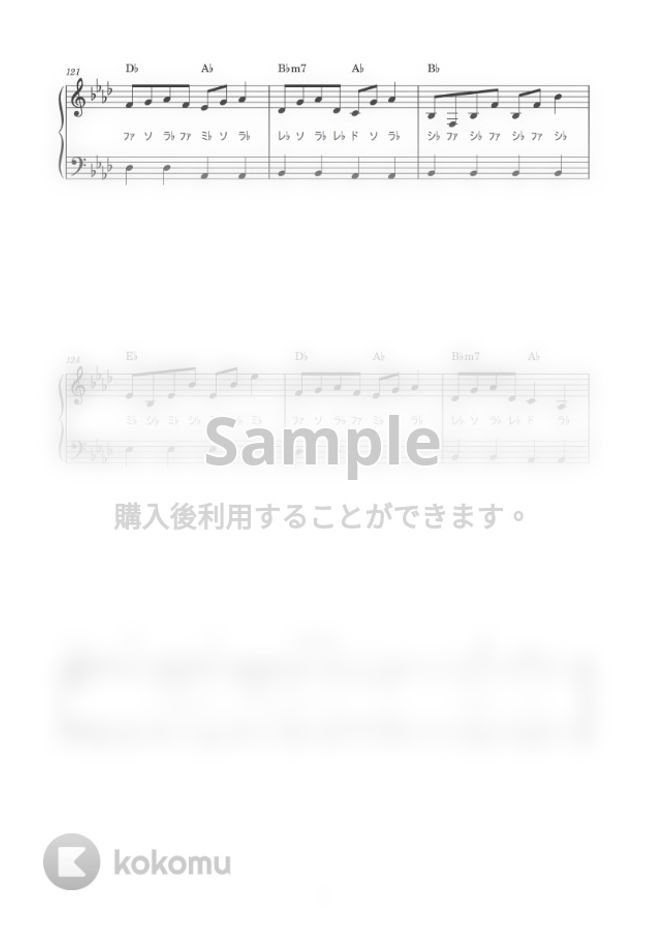 ドリーミング アンパンマンのマーチ かんたん 歌詞付き ドレミ付き 初心者 By Piano Tokyo楽譜