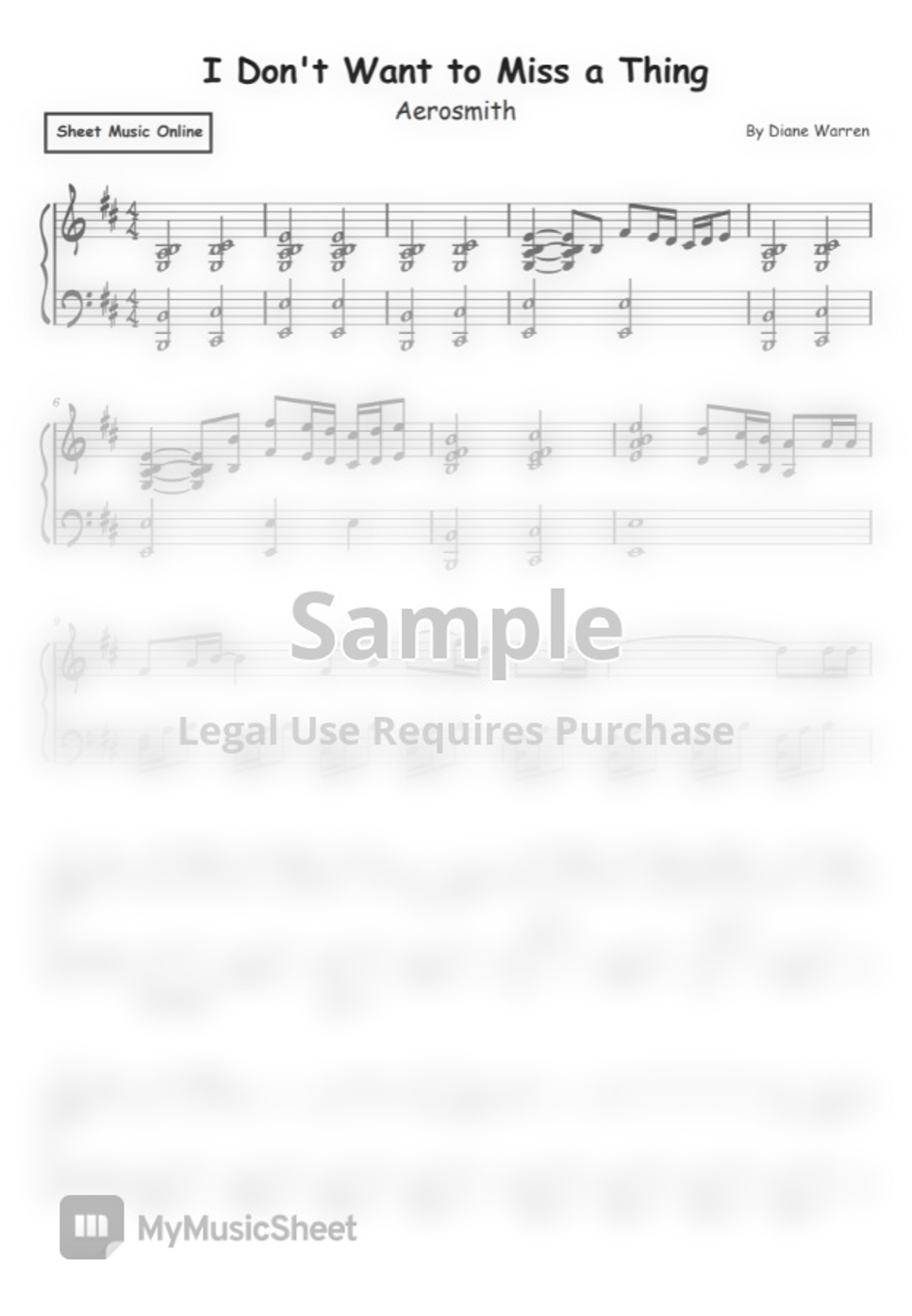 Aerosmith I Don t Want To Miss A Thing By Piano Go Life i-don-t-want-to-only-criticize-i-want-to-make-my-contribution-too