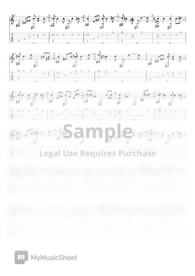 3 Doors Down - Here Without You by Leon Alex Sheet Music