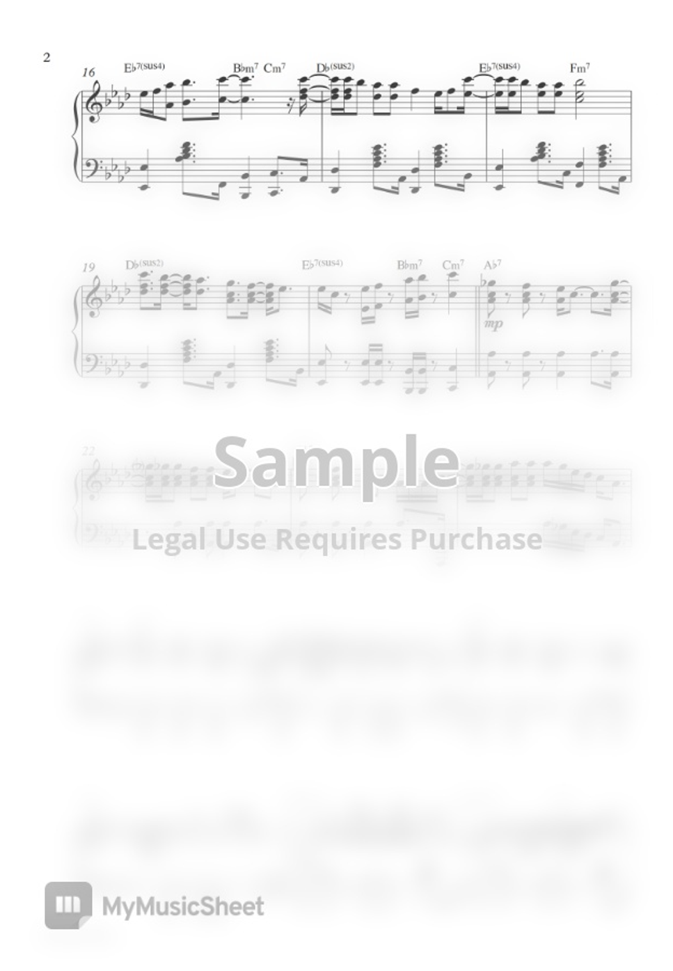 BTS Butter (Piano Sheet) by Pianella Piano Partition musicale