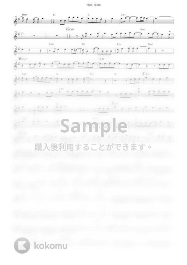 UVERworld - CORE PRIDE (『青の祓魔師』 / in Bb) by muta-sax