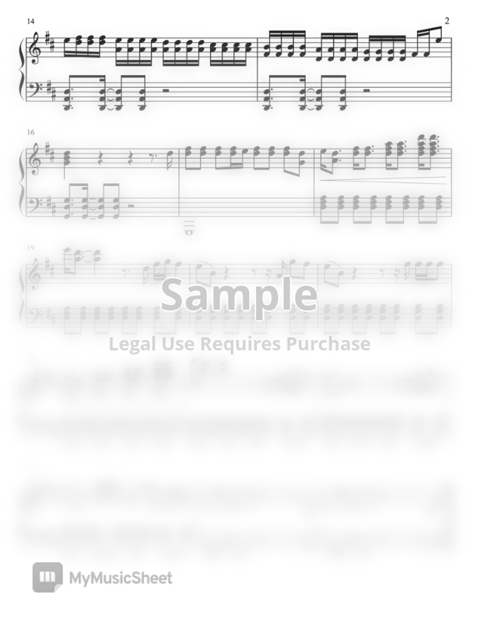 Taylor Swift You Need To Calm Down by Open Music Score Sheet