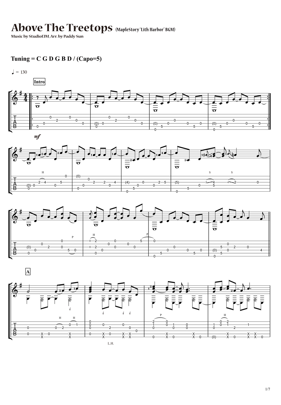 StudioEIM Above The Treetops by Paddy Sun نوتة