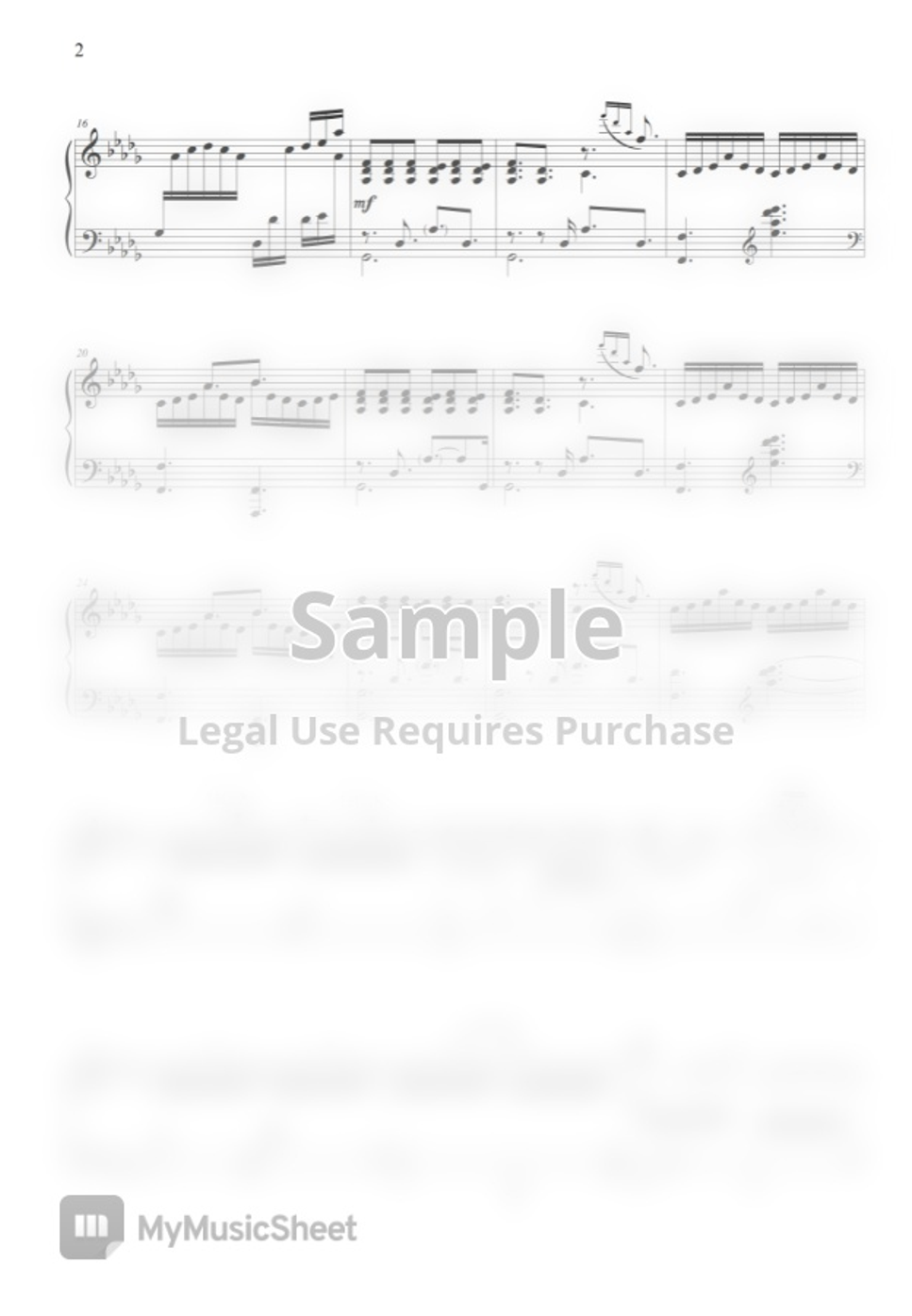 溺れるナイフ(Drowning Love) コウを追いかけて(Chasing Kou) by THIS IS PIANO Sheet