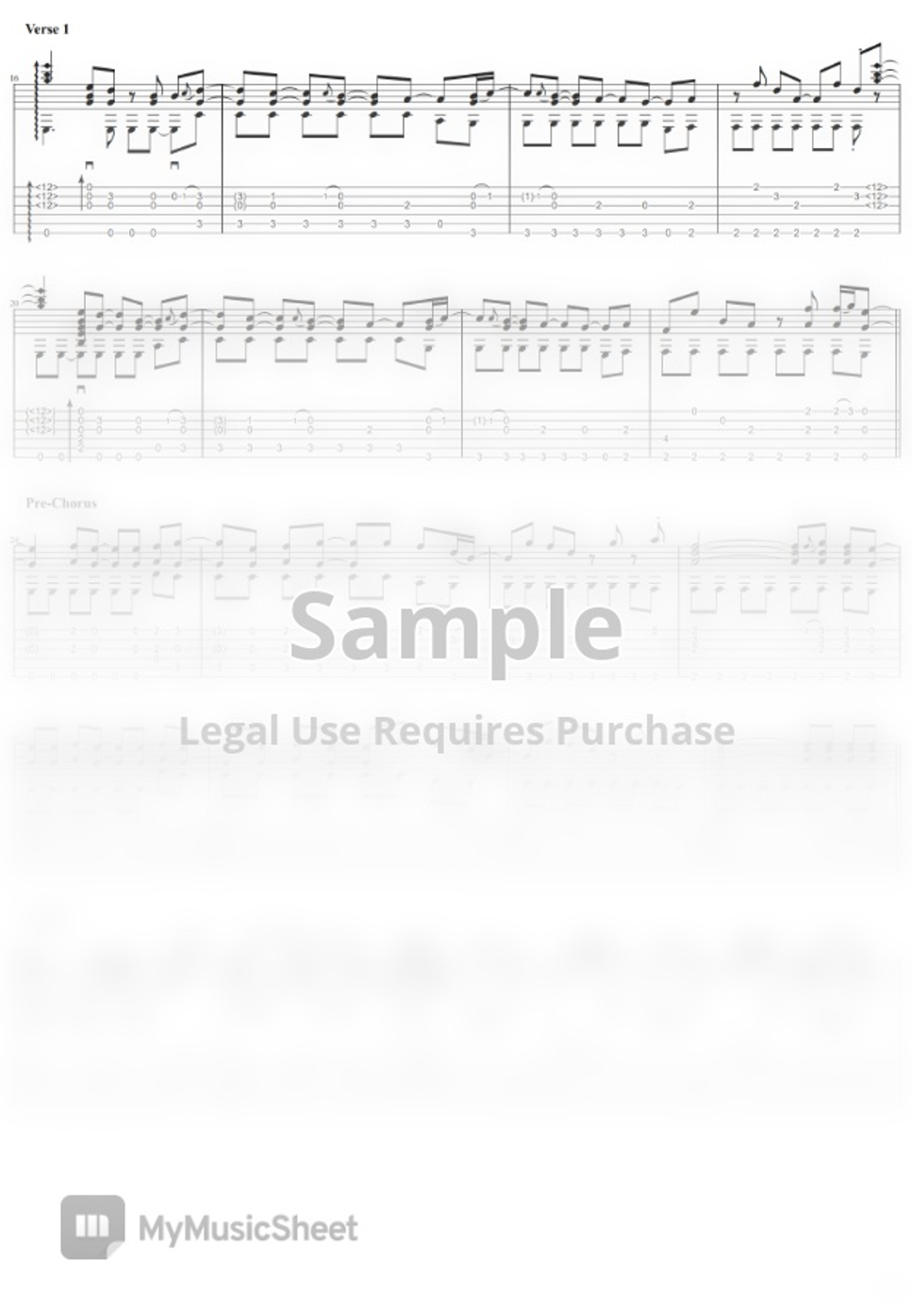 The Cranberries Zombie Tab + 1staff by Igor Presnyakov