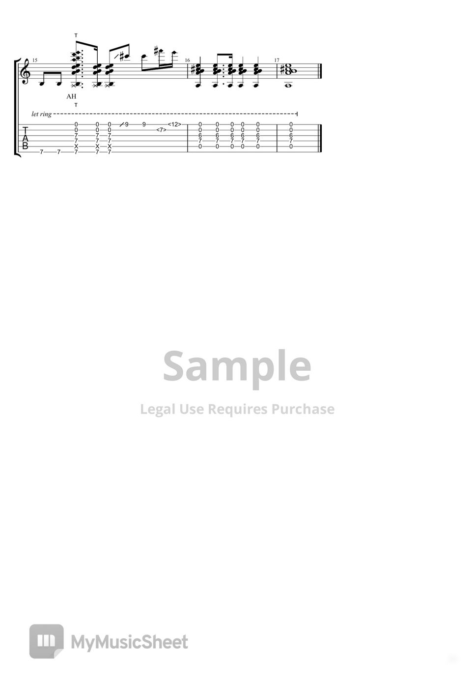Radiohead Fake Plastic Trees TAB by Nico Music