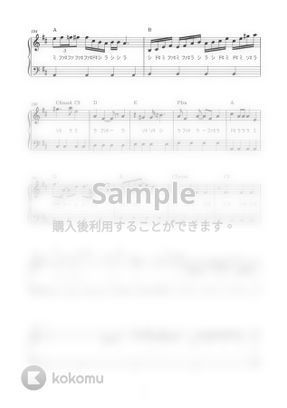 Linked Horizon 心臓を捧げよ かんたん 歌詞付き ドレミ付き 初心者 By Piano Tokyo楽譜