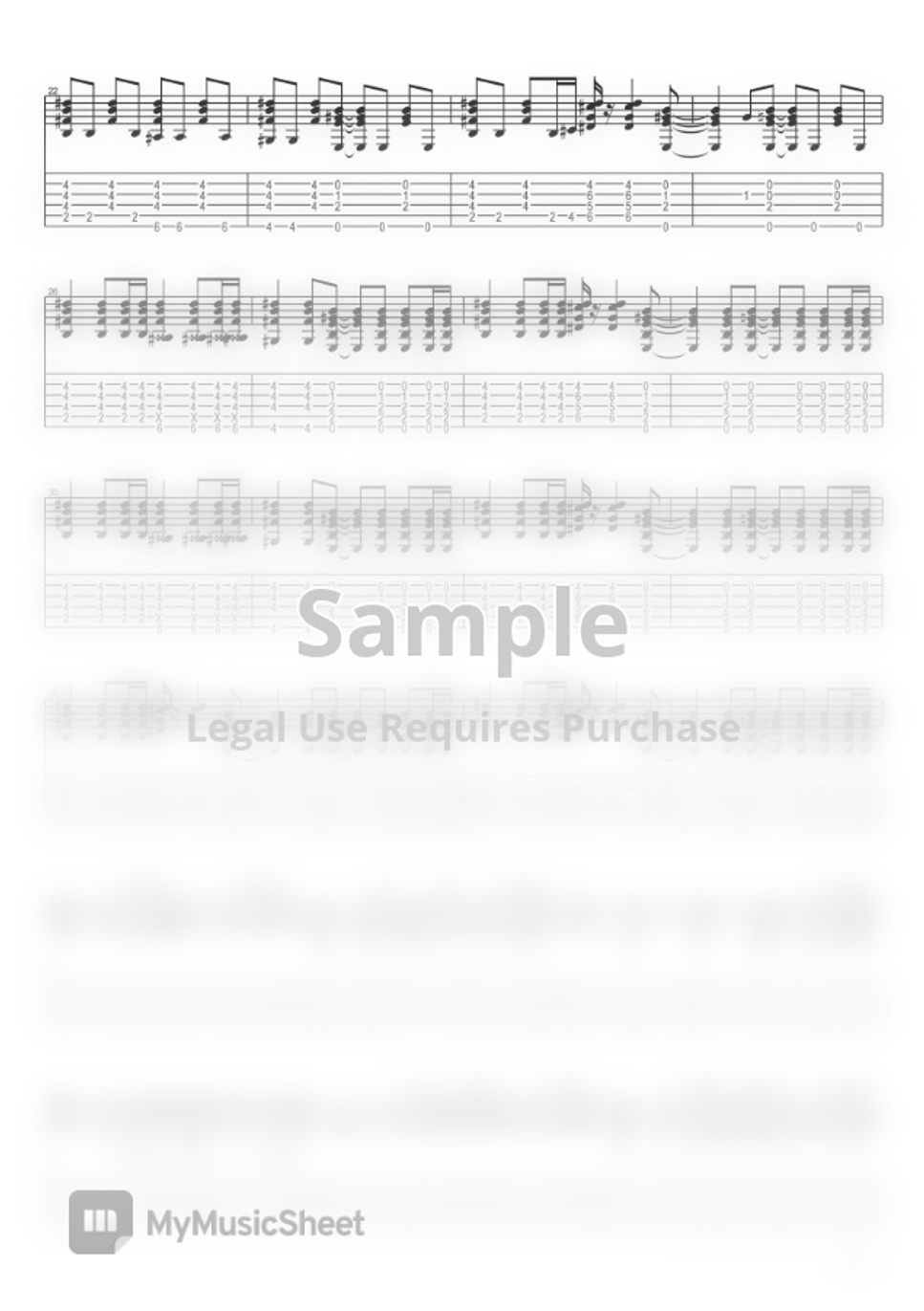 [초콜릿OST] 카더가든 (Car, the garden) 나무 (Tree) by RamiGuitar Lembar Musik