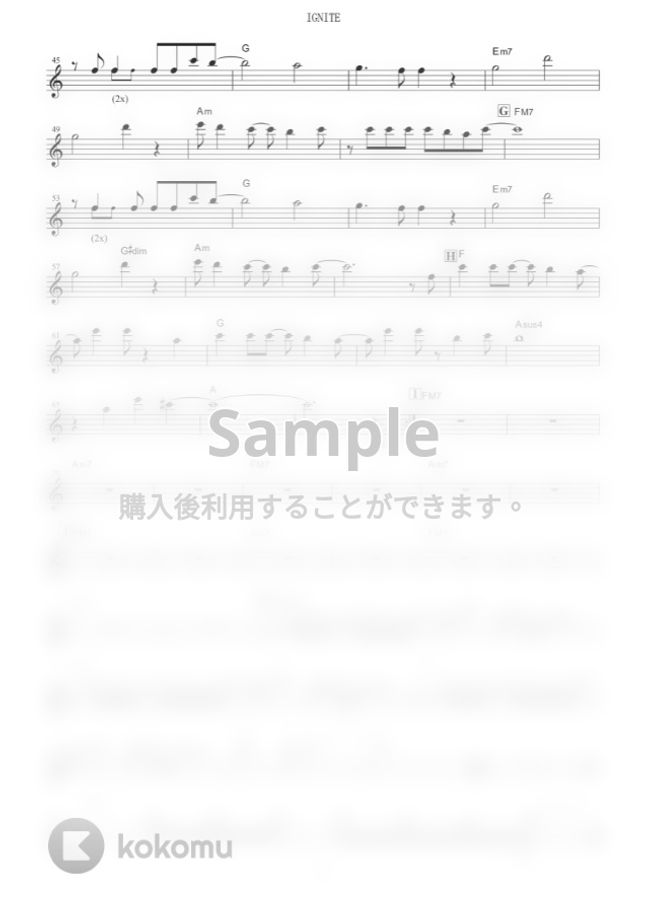 ソードアート・オンライン II - IGNITE【in C】 by muta-sax