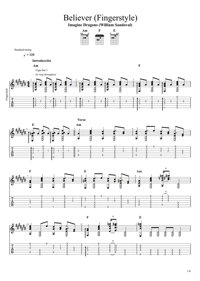 believer fingerstyle